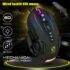 Gaming Glowing Mouse Backlit E-sports Colorful Led Light Mouse For Laptop Pc Computer Gamer