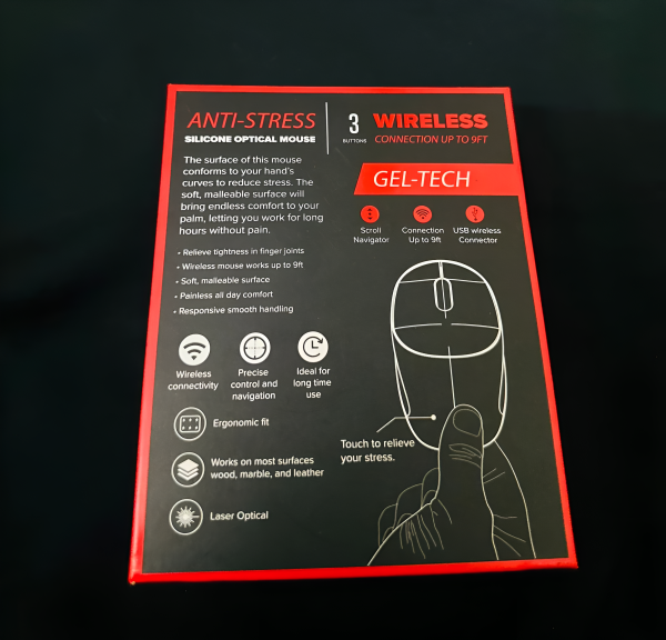 Computer / Laptop Mouse Coby Gel-tech Anti-stress Silicon Optical ...