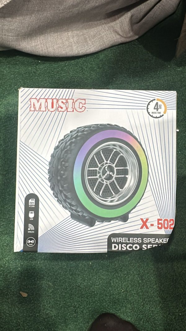x-502-rgb-wheel-shaped-wireless-speaker-with-subwoofer-portable-usb-bt-tf-card-playback-for-parties-computer-use – 2